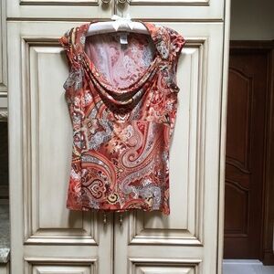 Cache Paisley Print Summer Blouse